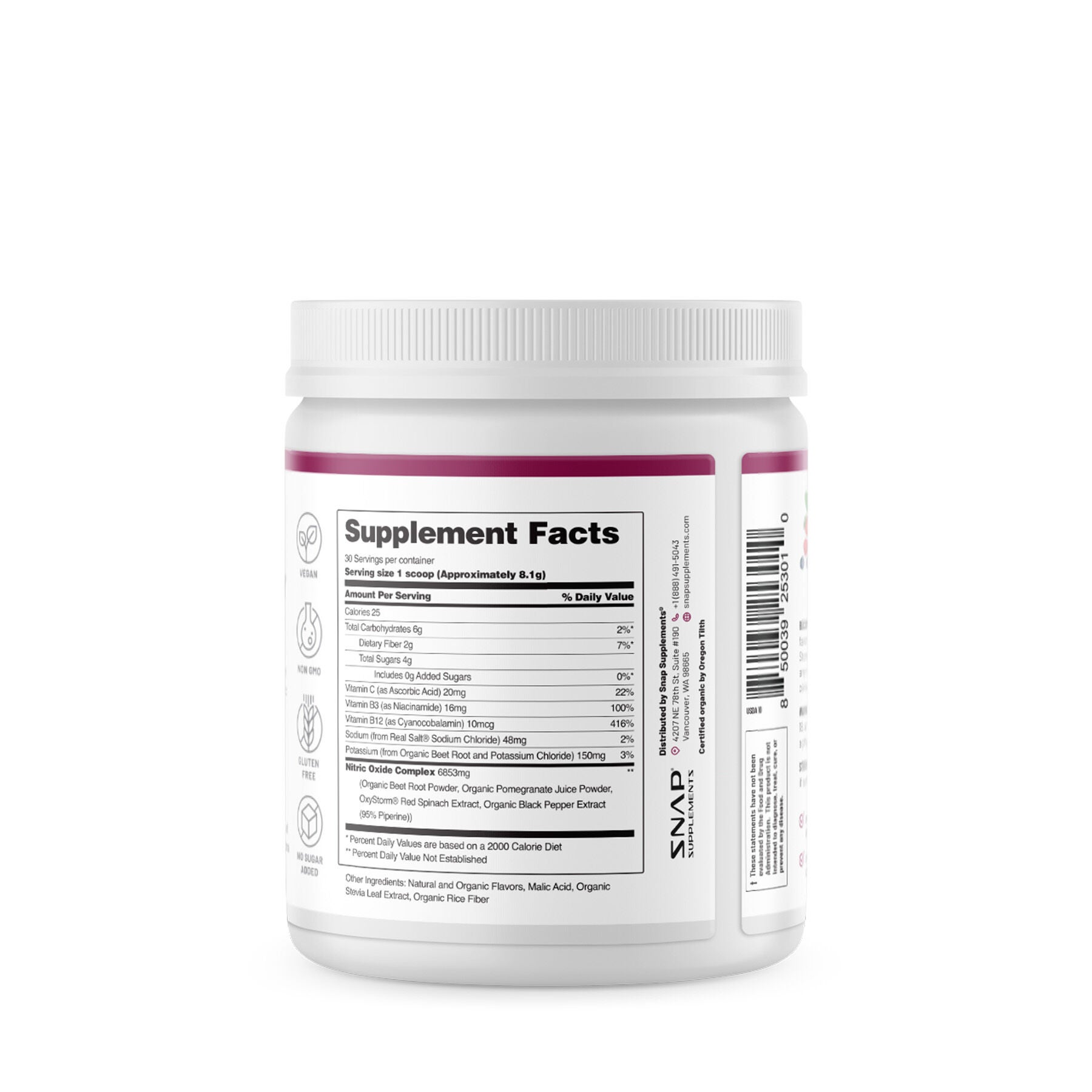 Nitric Oxide Organic Beets - 8.8 oz. (30 Servings)  | GNC